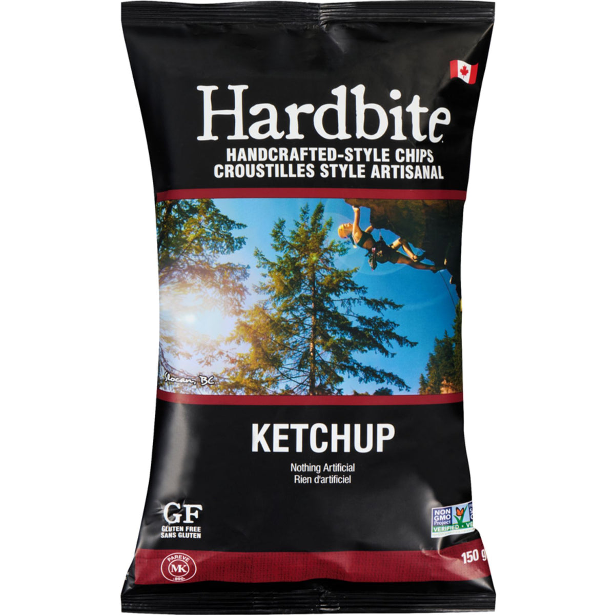 Hardbite Handcrafted-Style Ketchup Chips 150g