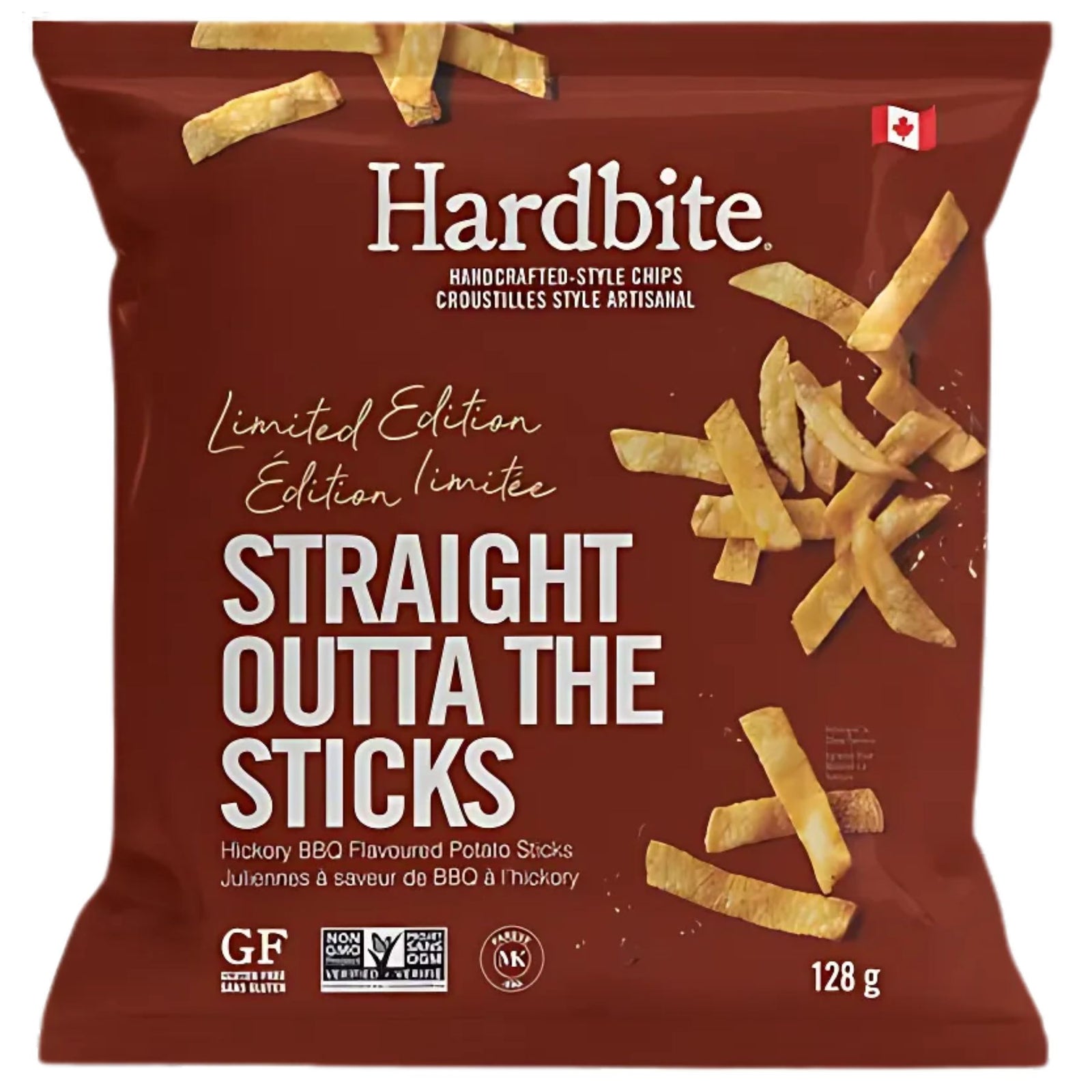 Hardbite Hickory BBQ Potato Sticks 128g