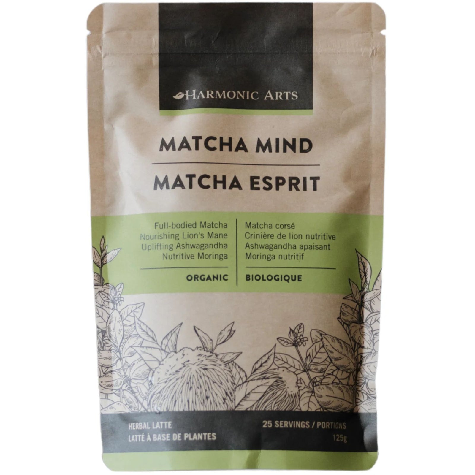 Harmonic Arts Matcha Mind Herbal Latte 125g