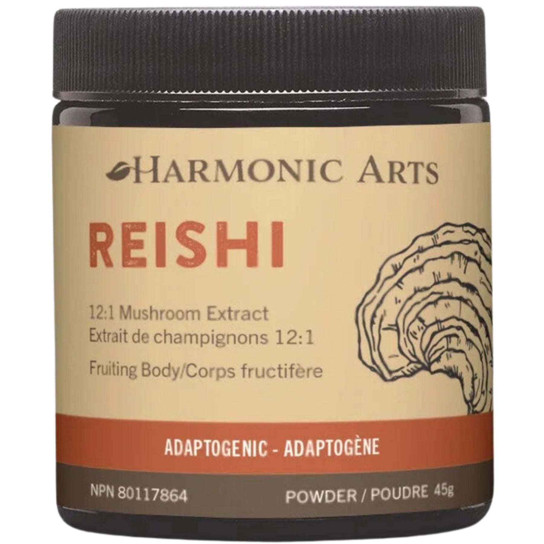 Harmonic Arts Reishi Concentrated Mushroom Powder 45g