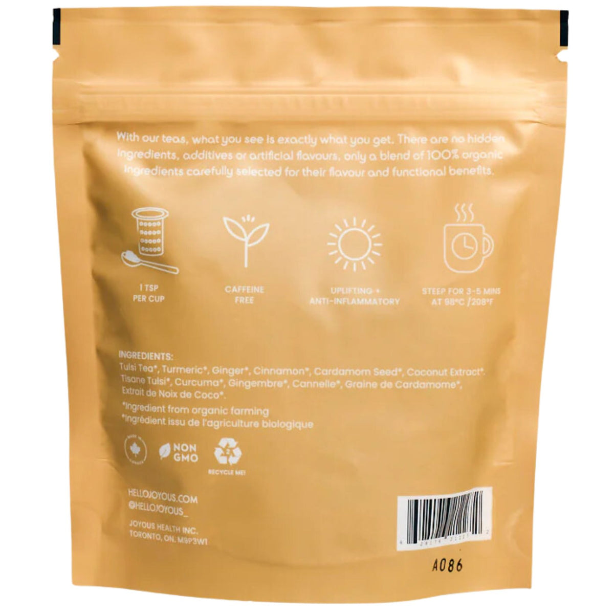 Hello Joyous Rise and Shine Herbal Tea 65g