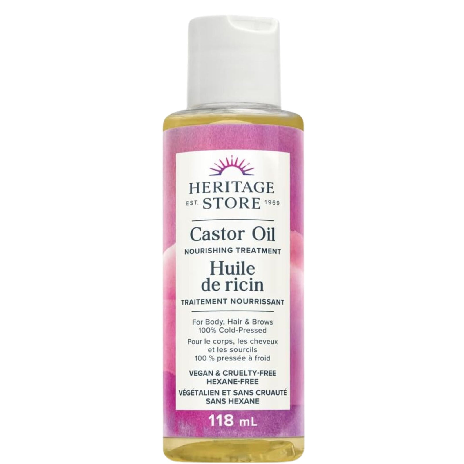 Heritage Store Castor Oil 118mL