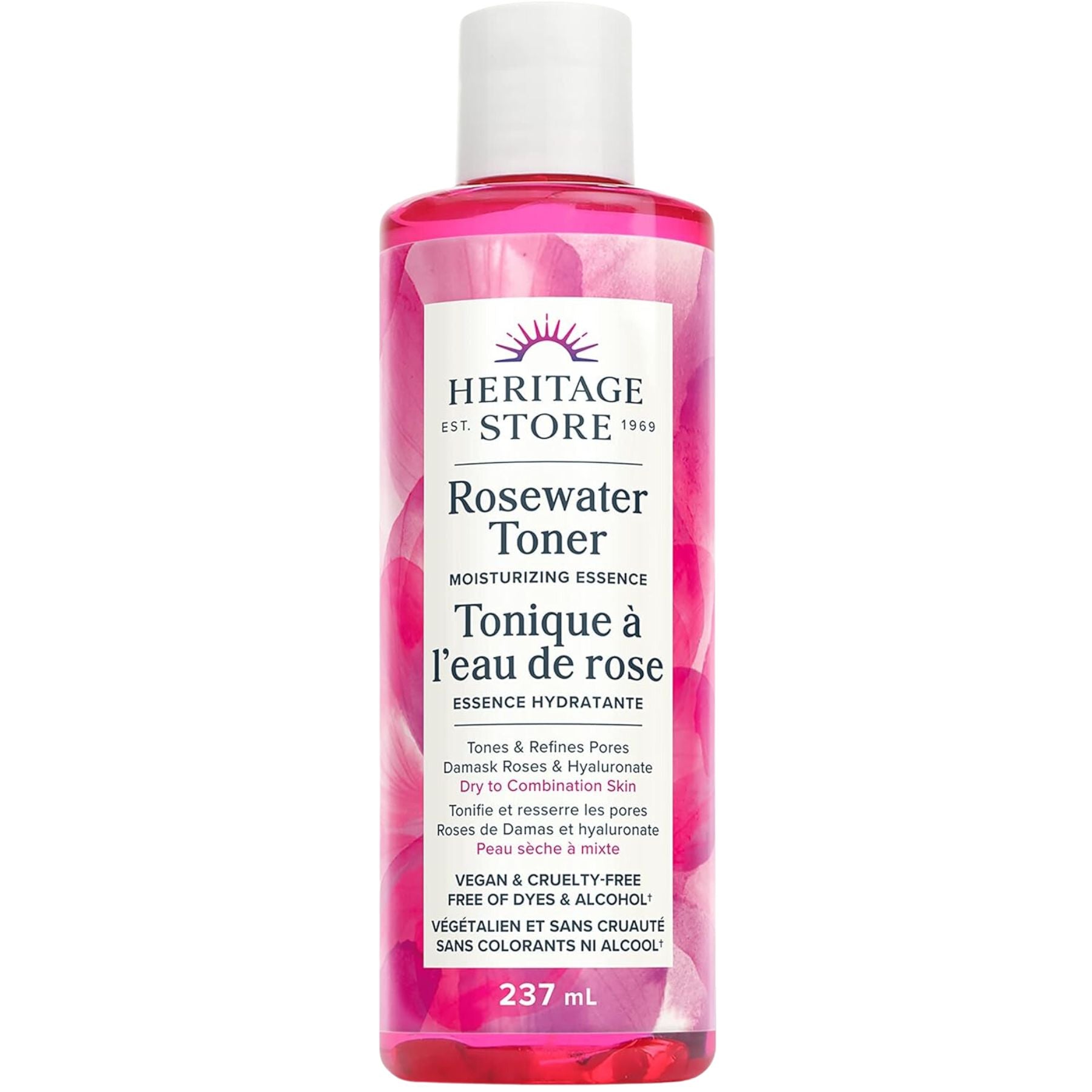 Heritage Store Rosewater Toner 237mL