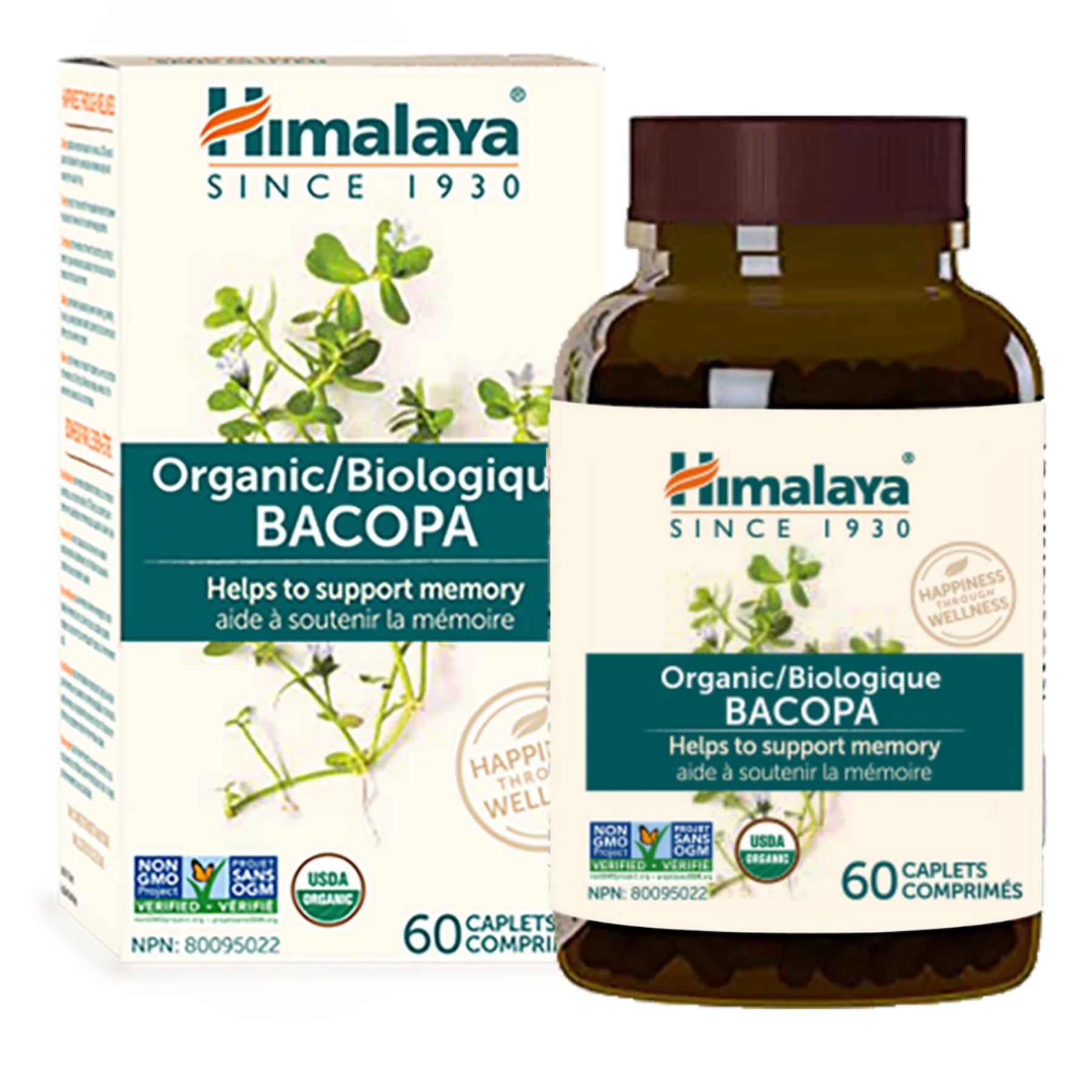 Himalaya Organic Bacopa 60s