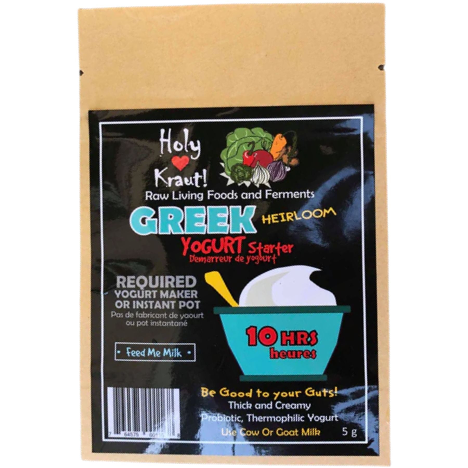 Holy Kraut! Greek Yogurt Starter 3g