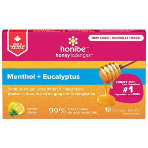 Honibe Lemon Menthol Lozenges 10ct