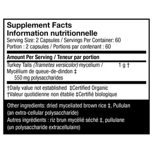 Host Defense Turkey Tail Capsules 120s