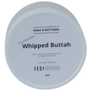 House of Davis Pure Whipped Shea Butter Eucalyptus 100ml