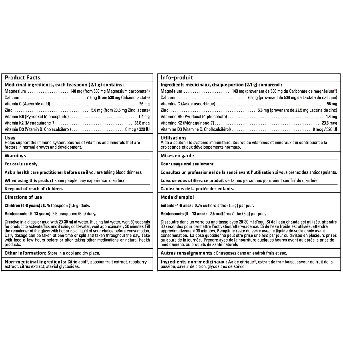 ITL Health MAG365 Kids Magnesium Fruit Splash 150g