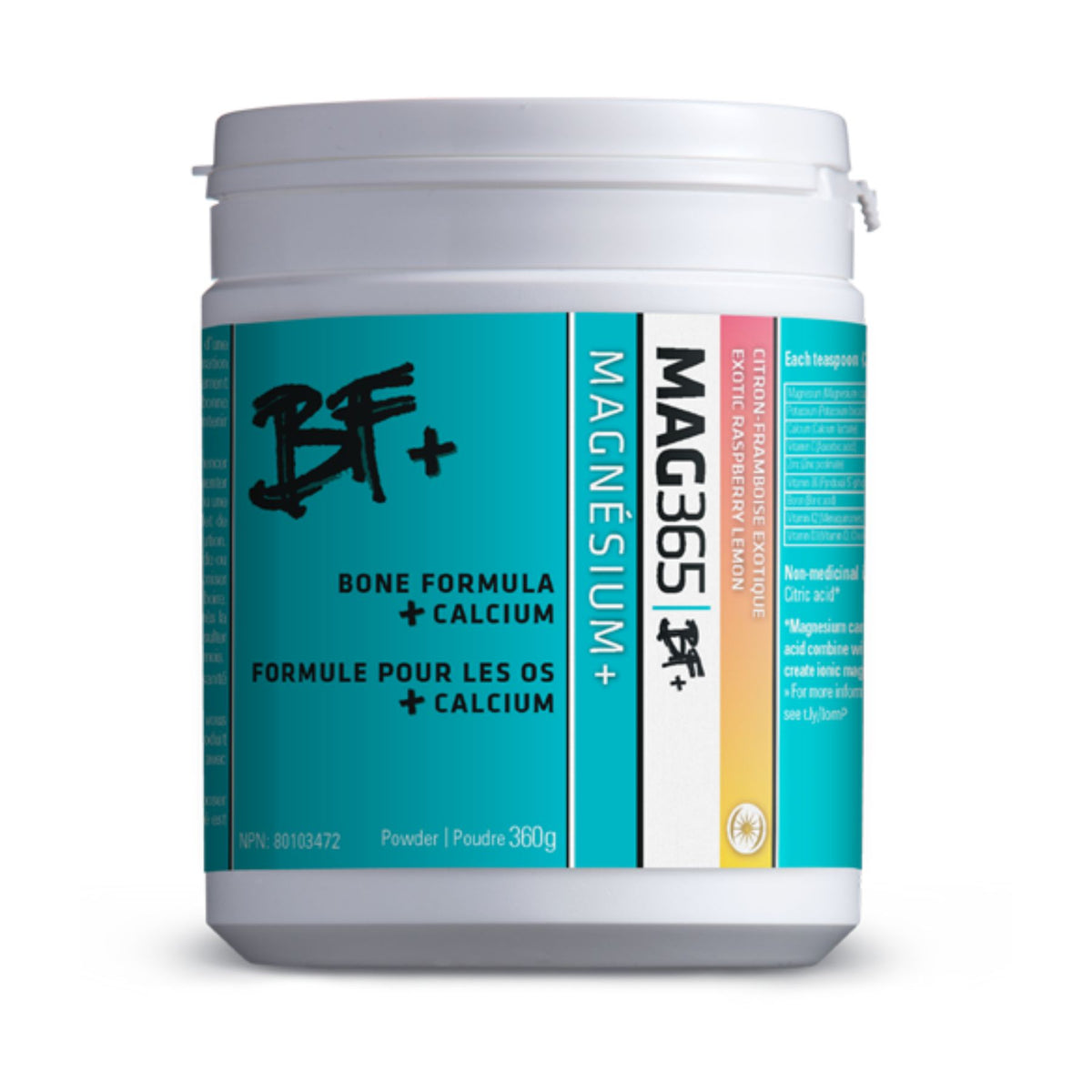 ITL Health MAG365 Bone Formula + Calcium Raspberry Lemon 360g ...