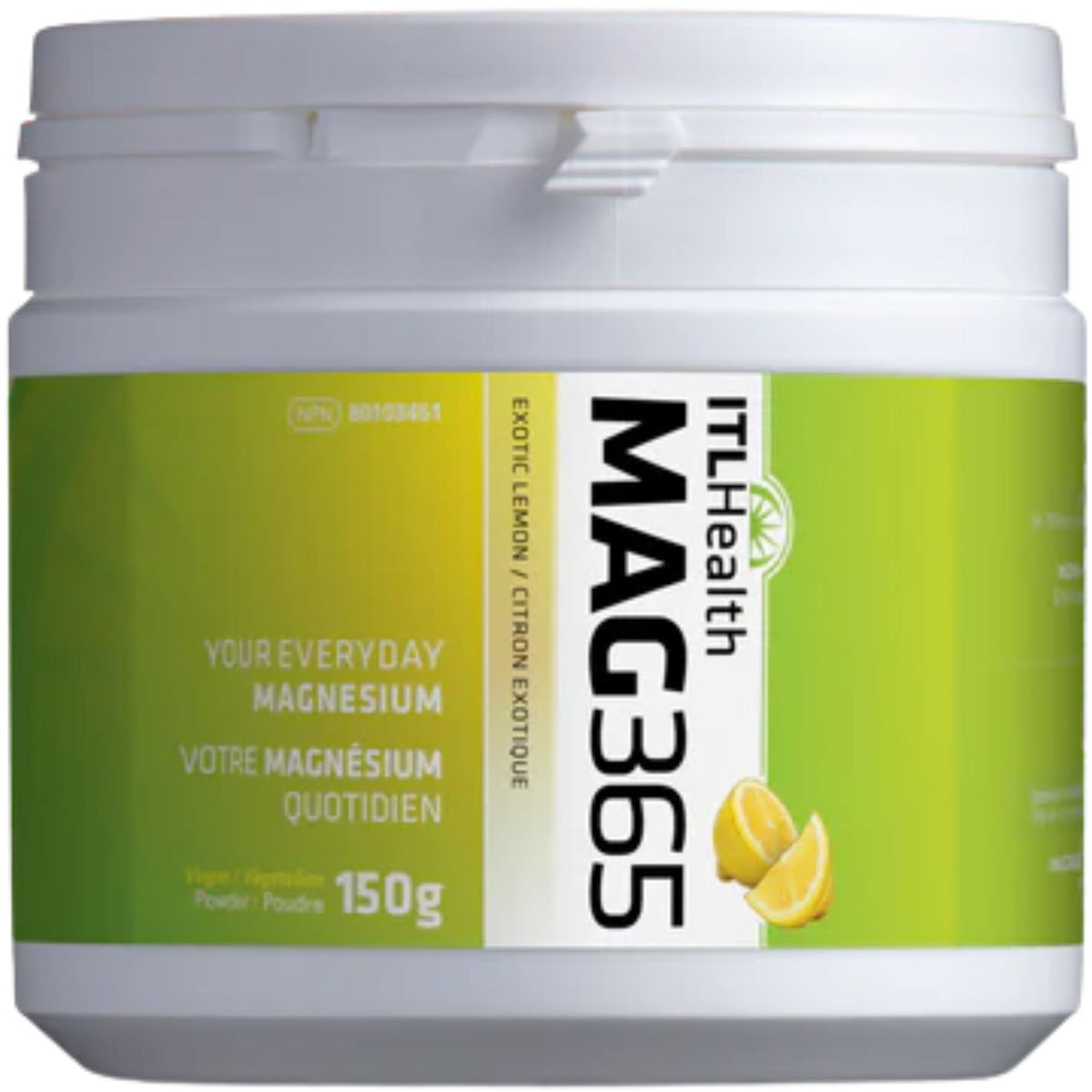 ITL Health MAG365 Exotic Lemon Magnesium 150g