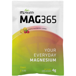 ITL Health MAG365 Exotic Raspberry Lemon Magnesium 4g (Single Sachet)