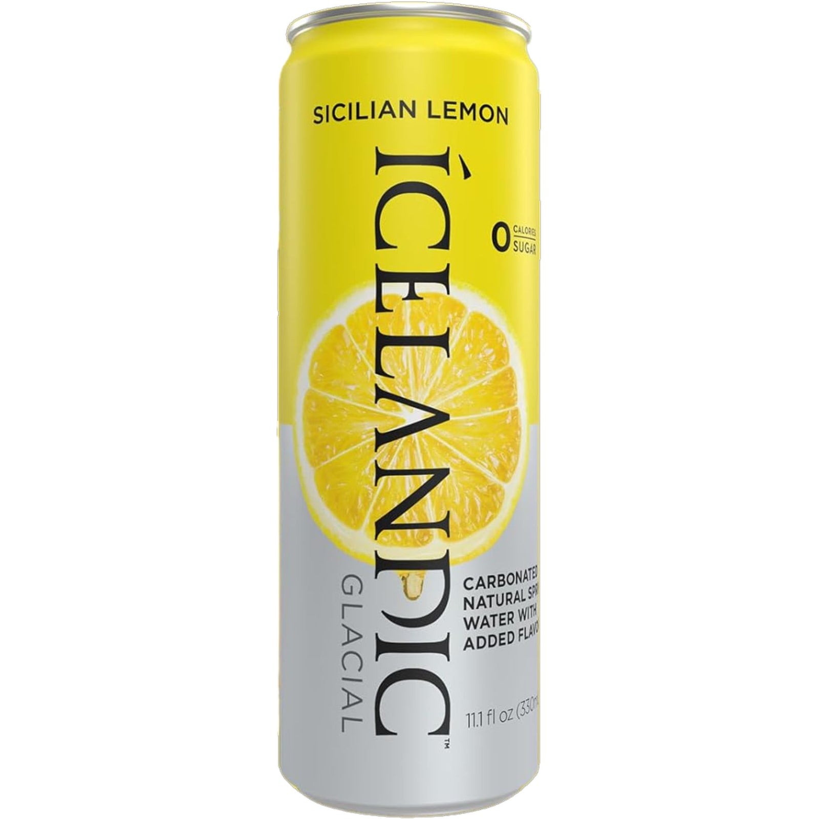 Icelandic Glacial Sparkling Water - Sicilian Lemon 330mL