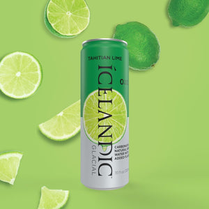 Icelandic Glacial Sparkling Water - Tahitian Lime 330mL