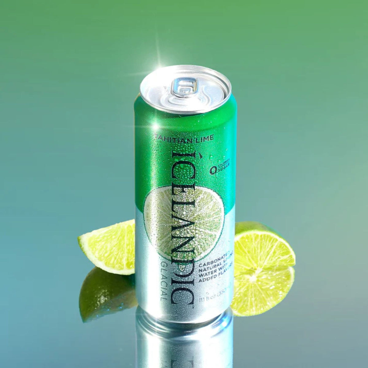 Icelandic Glacial Sparkling Water - Tahitian Lime 330mL