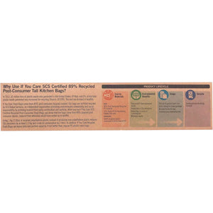 If You Care 30-Gallon Recycled Large Drawstring Trash Bags 10ct