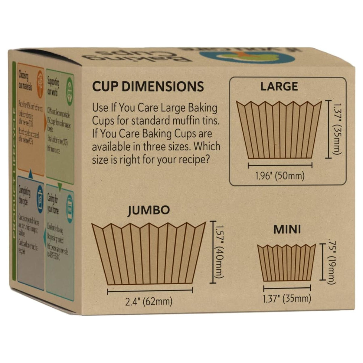 If You Care Large Baking Cups 60ct