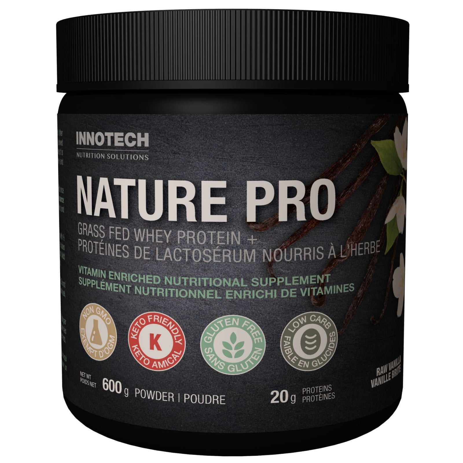 Innotech NaturePro Grass Fed Whey Protein - Vanilla 600g