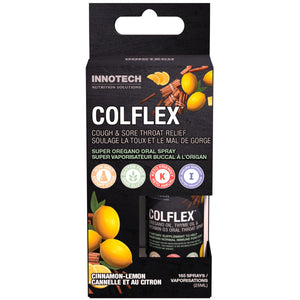 Innotech ColFlex Oregano Throat Spray - Cinnamon Lemon 25ml