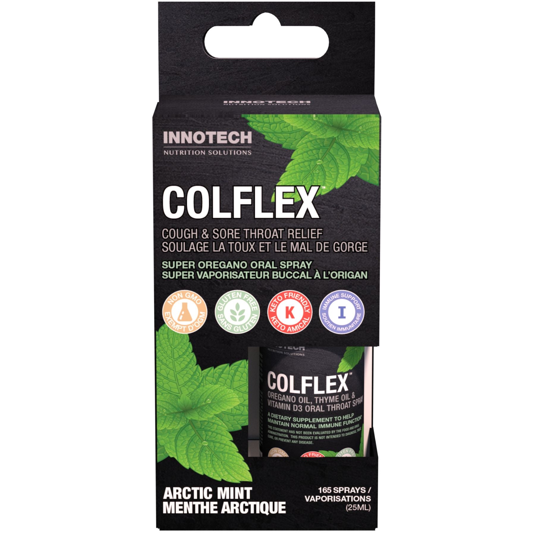 Innotech Colflex Oregano Throat Spray - Arctic Mint 25ml