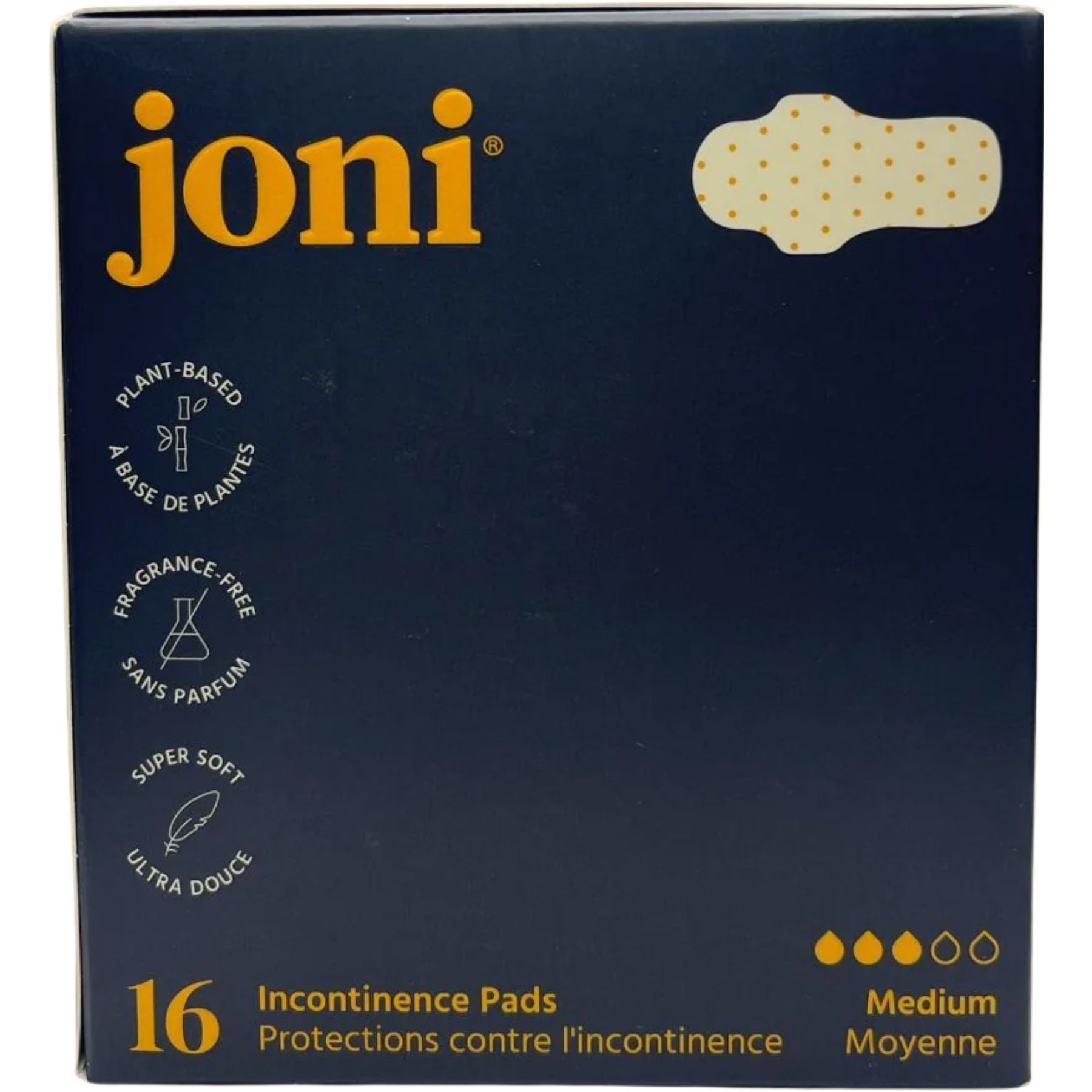 Joni Organic Bamboo Incontinence Pads 16ct