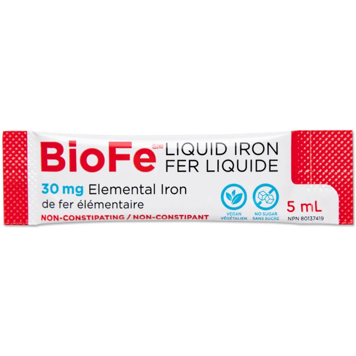 KidStar BioFe Liquid Iron 30mg Sachets 46ct
