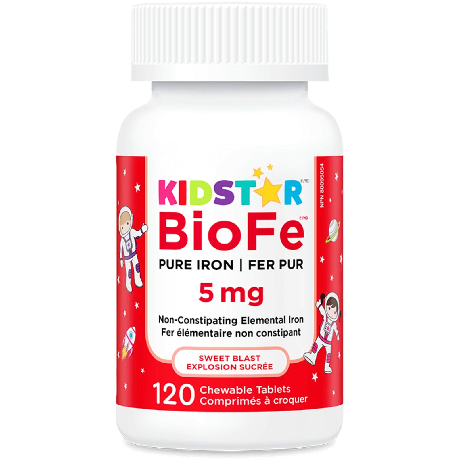 Kidstar BioFe Pure Iron Chewables 5mg 120s