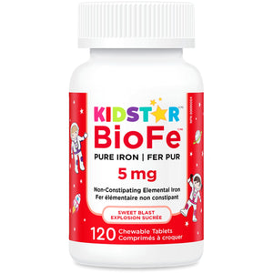 Kidstar BioFe Pure Iron Chewables 5mg 120s