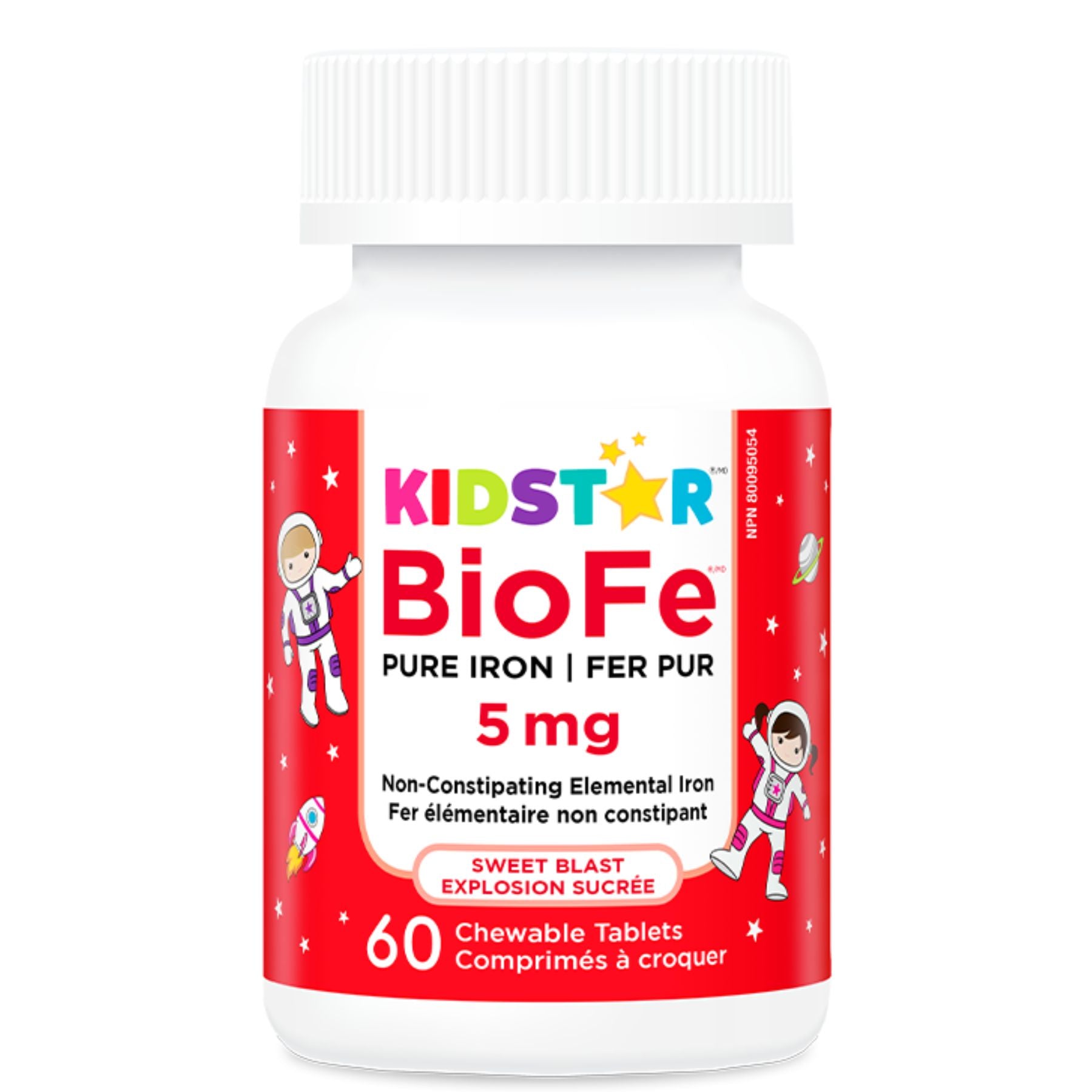 Kidstar BioFe Pure Iron Chewables 5mg 60s