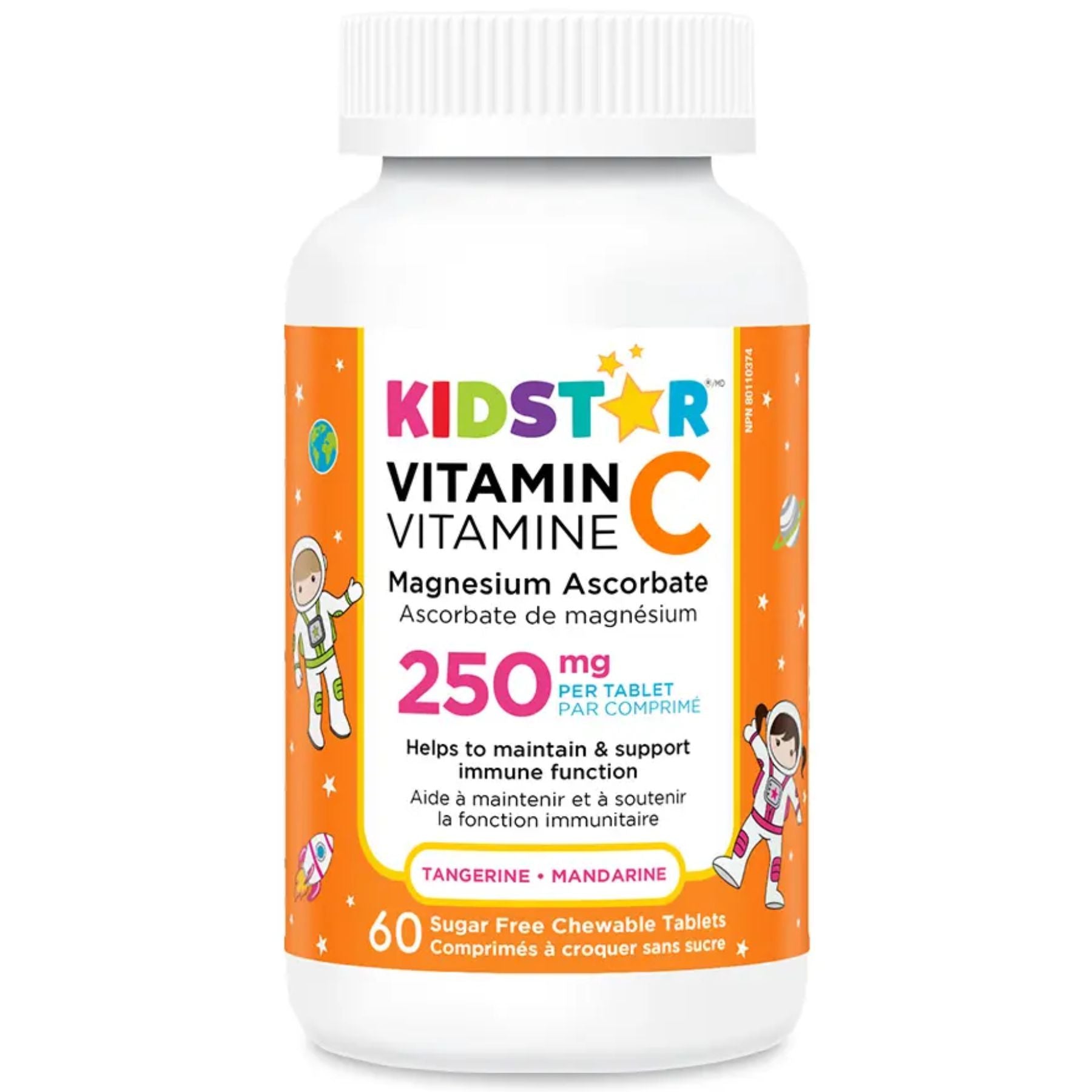 KidStar Vitamin C 250mg Chewable Tablets 60s