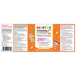 KidStar Vitamin C 250mg Chewable Tablets 60s