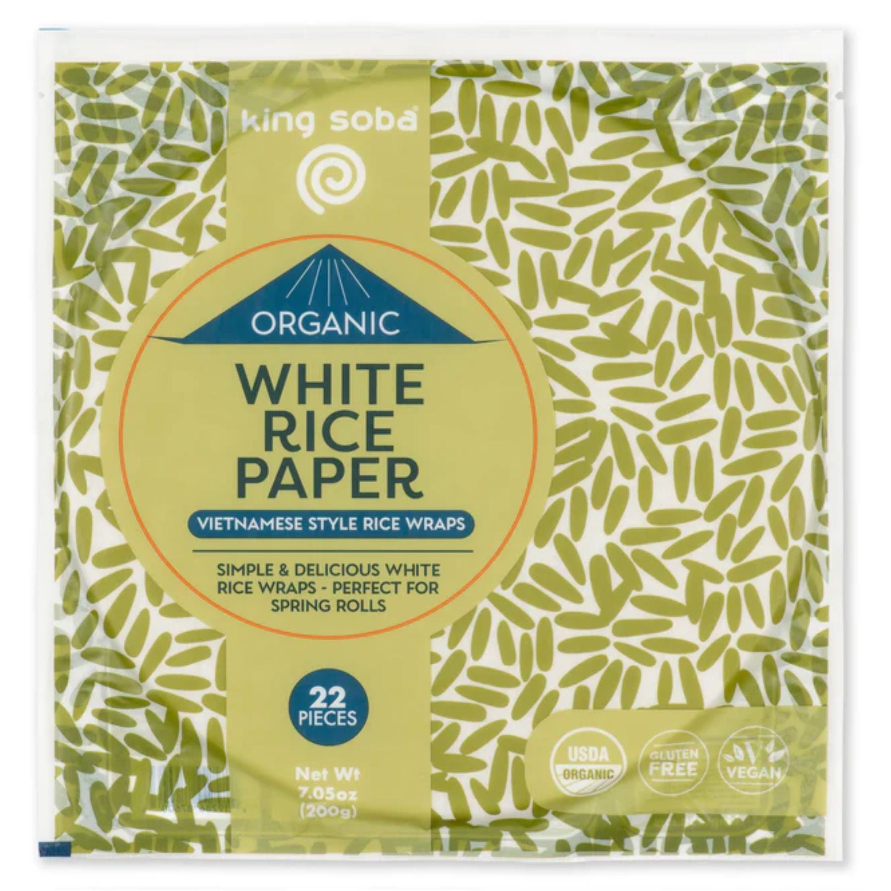 King Soba White Rice Paper Wrap 200g