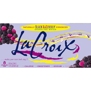 La Croix Sparkling Water - Black Razzberry 8pk