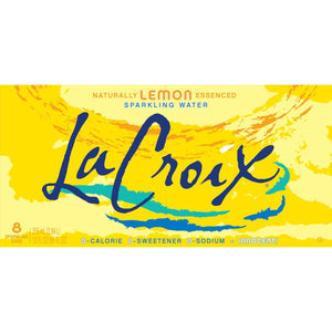 La Croix Sparkling Water - Lemon 8pk