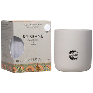 La Luna Brisbane Soy & Coconut Wax Candle 220g