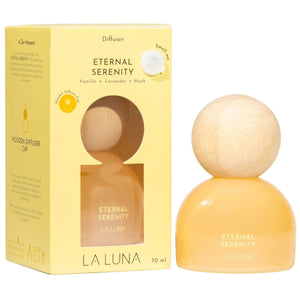 La Luna Diffuser with Wooden Cap - Eternal Serenity