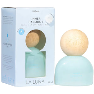 La Luna Diffuser with Wooden Cap - Inner Harmony