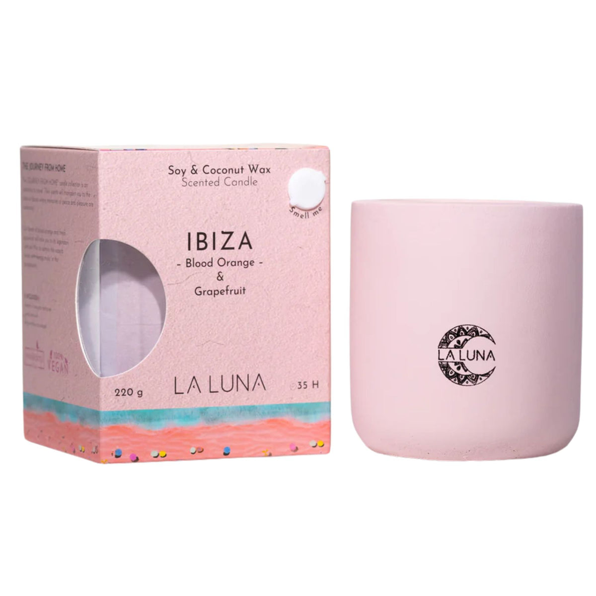 La Luna IBIZA Blood Orange & Grapefruit Scented Candle 56g