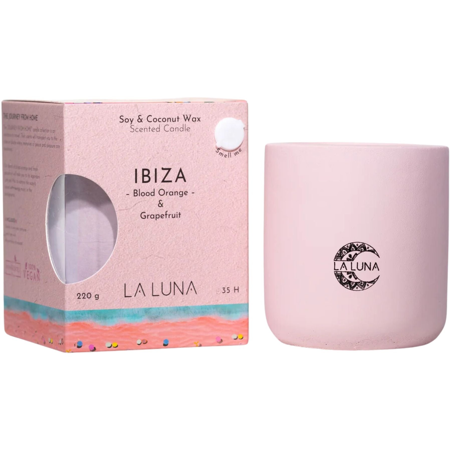 La Luna Ibiza Soy & Coconut Wax Candle 220g