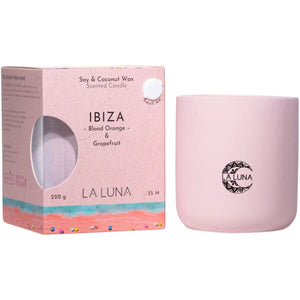 La Luna IBIZA Blood Orange & Grapefruit Scented Candle 220g