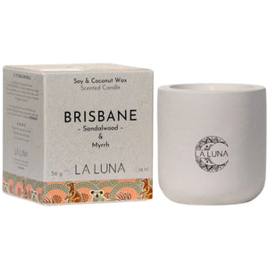 La Luna BRISBANE Sandalwood & Myrrh Scented Candle 56g