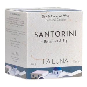 La Luna SANTORINI Bergamot & Fig Scented Candle 56g