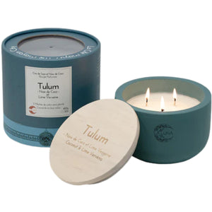 La Luna TULUM Coconut & Lime Verbena Scented Candle 400g