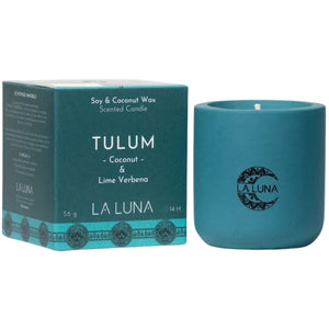 La Luna TULUM Coconut & Lime Verbena Scented Candle 56g