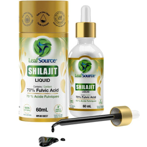 LeafSource Shilajit Liquid with 70% Fulvic Acid 60mL