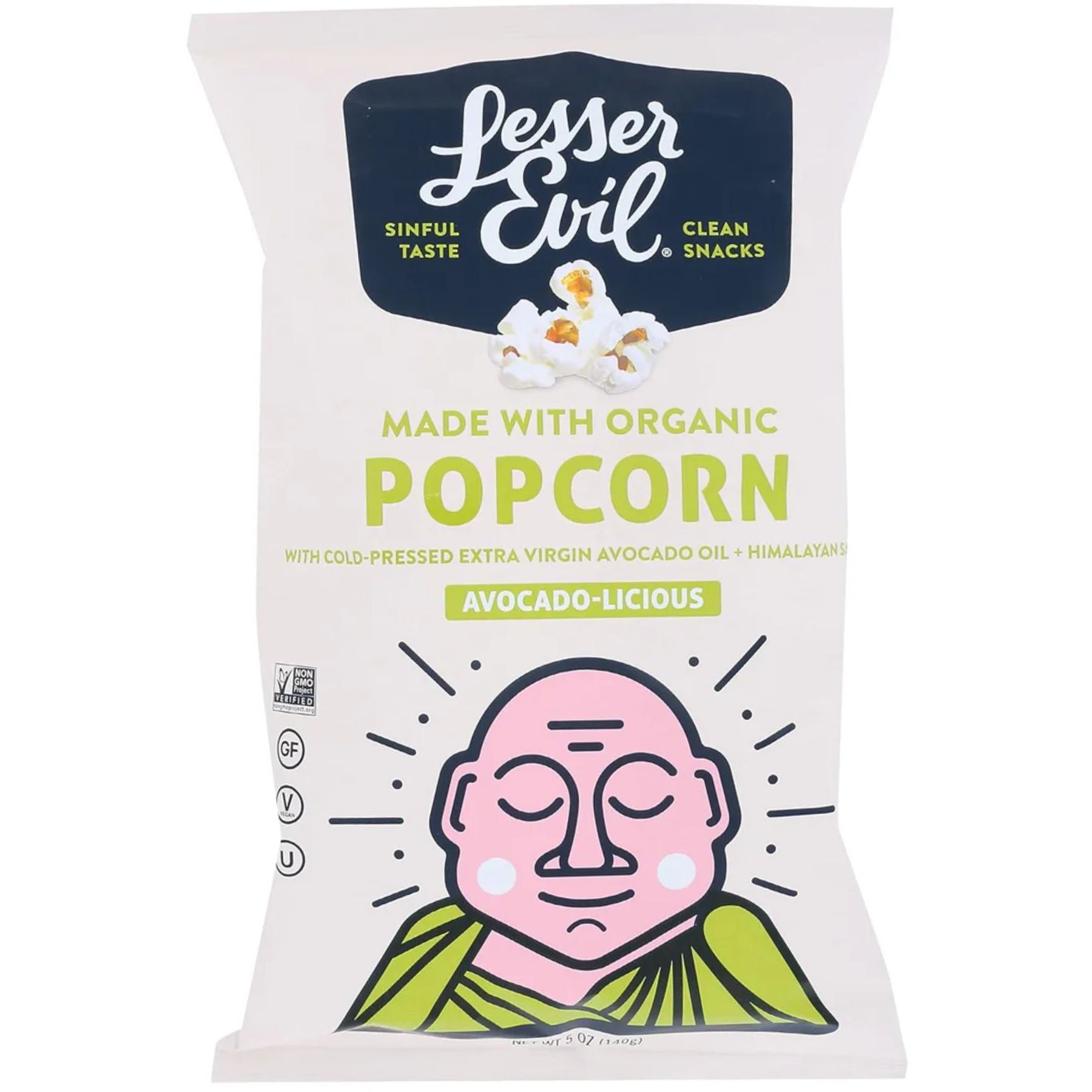 Lesser Evil Organic Popcorn Avocado-Licious 130g