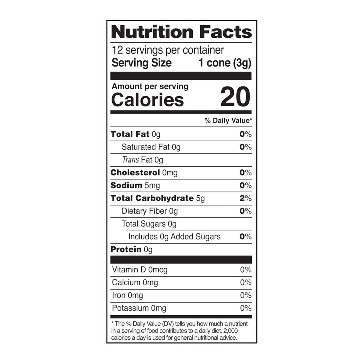 Let's Do Organic Gluten Free Ice Cream Cones 36g