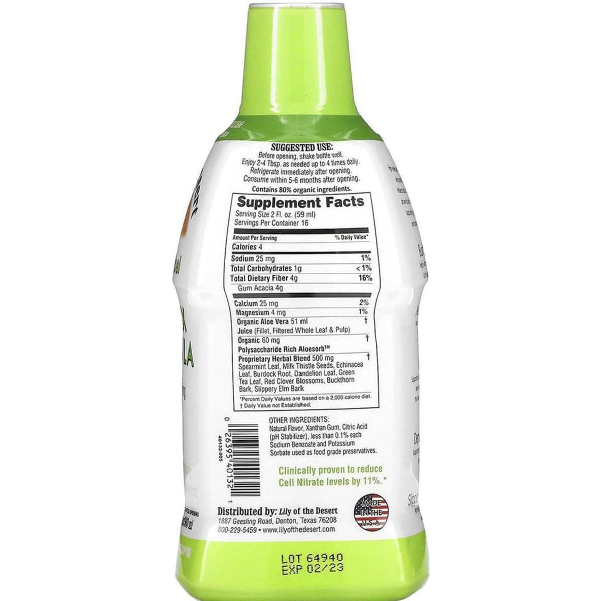 Lily of the Desert Aloe Herbal Detox Formula 946mL