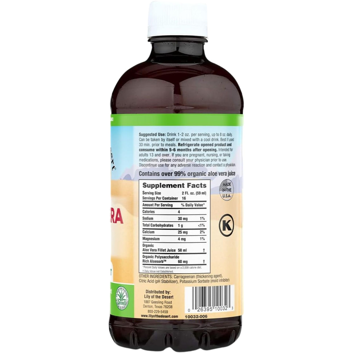 Lily of the Desert Aloe Vera Gel Inner Fillet 473mL