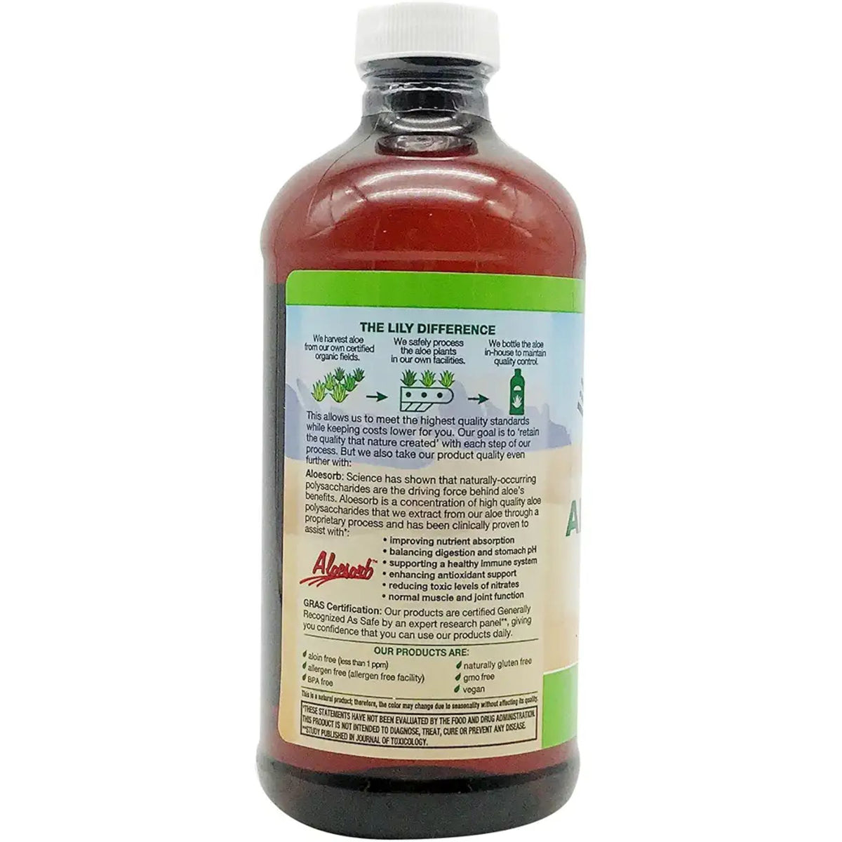 Lily of the Desert Aloe Vera Juice Inner Fillet 473mL